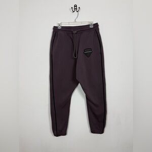 Alphalete Men’s Varsity Joggers Dark Plum Sz Medium